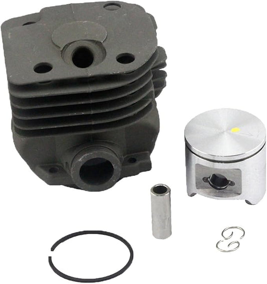 Farmertec 48MM Cylinder Piston Kit Compatible with Husqvarna 362 365 371 372 Jonsered 2165 Chainsaw Round Inlet 503 93 90 71