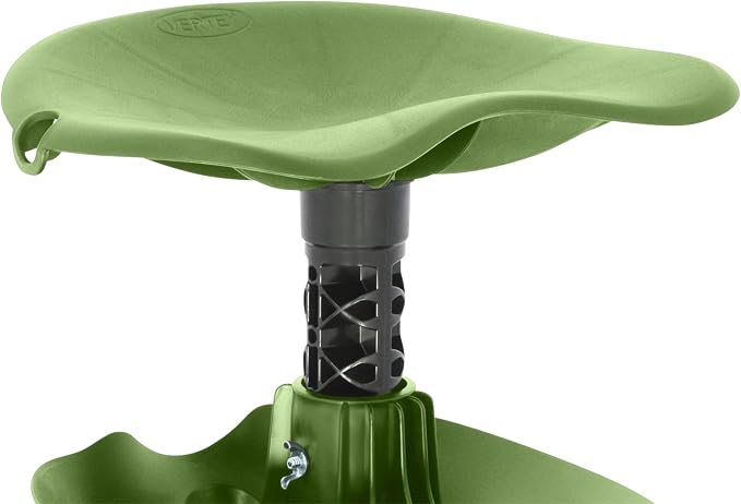 TheXceptional ROCKr Ergonomic Rocking Garden, Lawn & Yard Seat Stool, EX120 | 360° dynamic motion base relieves lower back & knee strain for gardeners. 250 lb capacity. Portable, Made in USA by Vertex