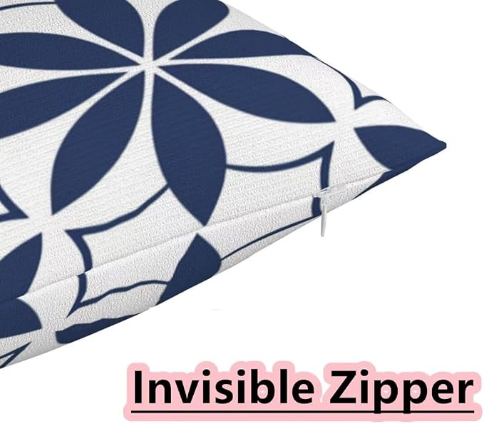 Outdoor Pillows Waterproof Set of 2 Outdoor Pillow Covers 16x24 Inch, Modern Throw Pillows Simple Pillow Covers, Summer Garden Decorative Pillows Outdoor Pillows for Patio Furniture Home Decor -hs262