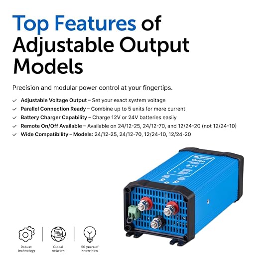 Victron Energy Orion 12/24-Volt 20 amp DC-DC Converter | Non-isolated, High power