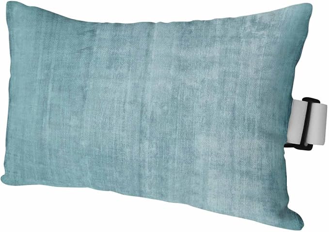 Outdoor Lumbar Pillow 11x16 Inch, Vintage Teal Green Waterproof Throw Pillow Covers with Insert, Modern Abstract Retro Art Decorative Chair Cushions for Patio Garden Recliner