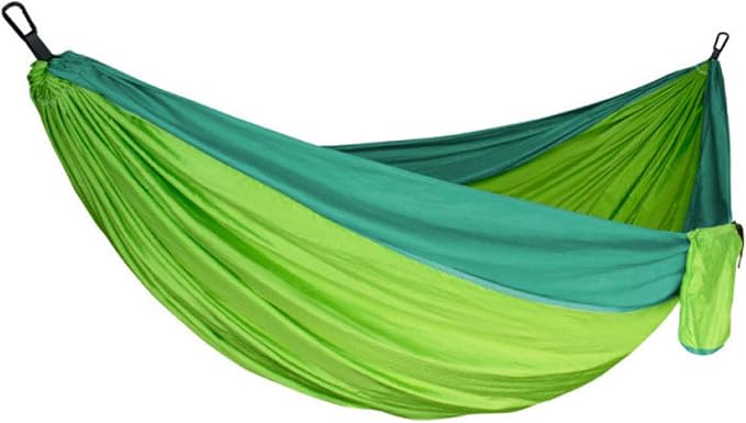 Camping Hammock, Portable Hammock for Outdoor Travel, Double Hammock with Tree Straps, Lightweight Hammock for Backyard Patio Beach Hiking Camping Gear
