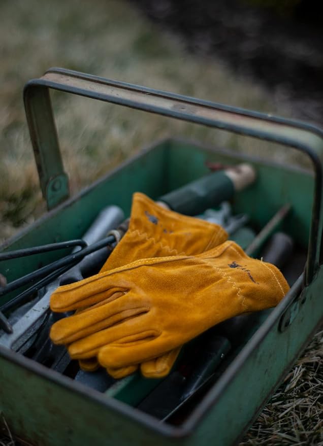 G & F Products JustForKids Kids Garden & Work Gloves for Boys & Girls, Durable Gloves for Gardening, Yard Work & DIY