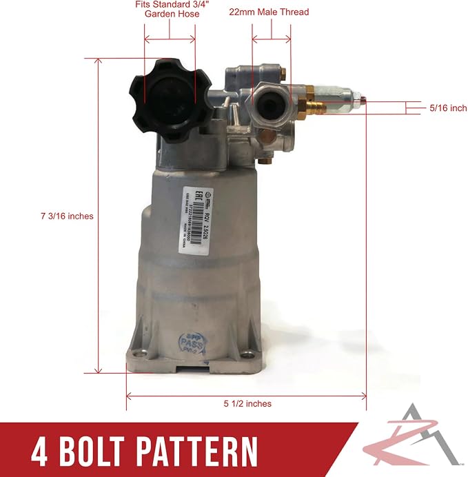 Annovi Reverberi Pressure Washer Pump & Spray KIT Excell Devilbiss WGC2425 WGC2425-1 WGC2425-2