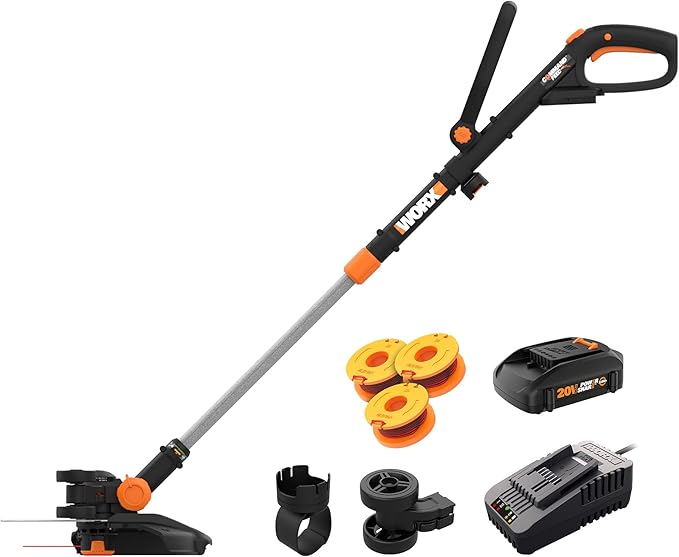 Worx GT Revolution 20V 12" String Trimmer/Edger/Mini-Mower (WG170.2) and WORX 20V 22" Cordless Hedge Trimmer (WG261.9)