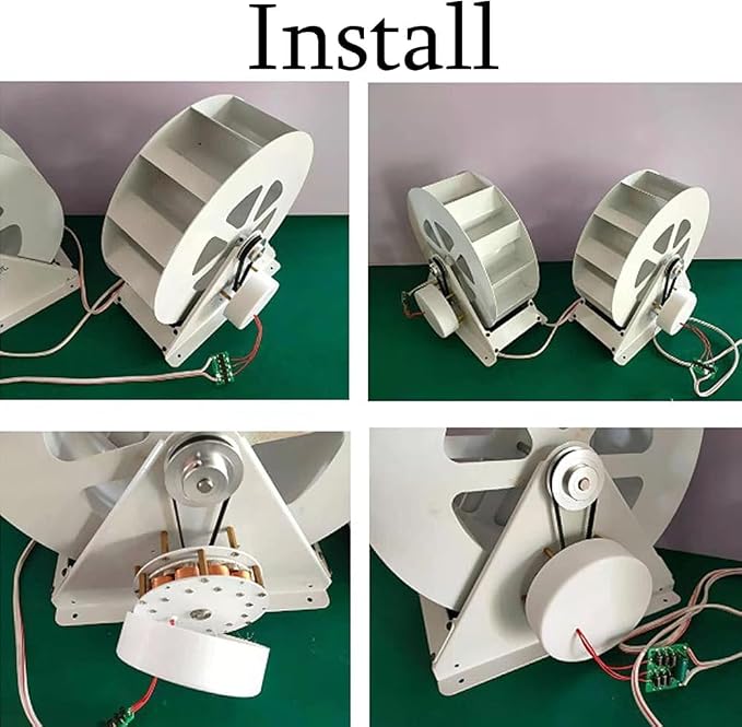 100w Low-Speed Water Wheel Hydropower Generator for Outdoor Lighting - Eco-Friendly Hydro Turbine Power Equipment for Home Use 100W