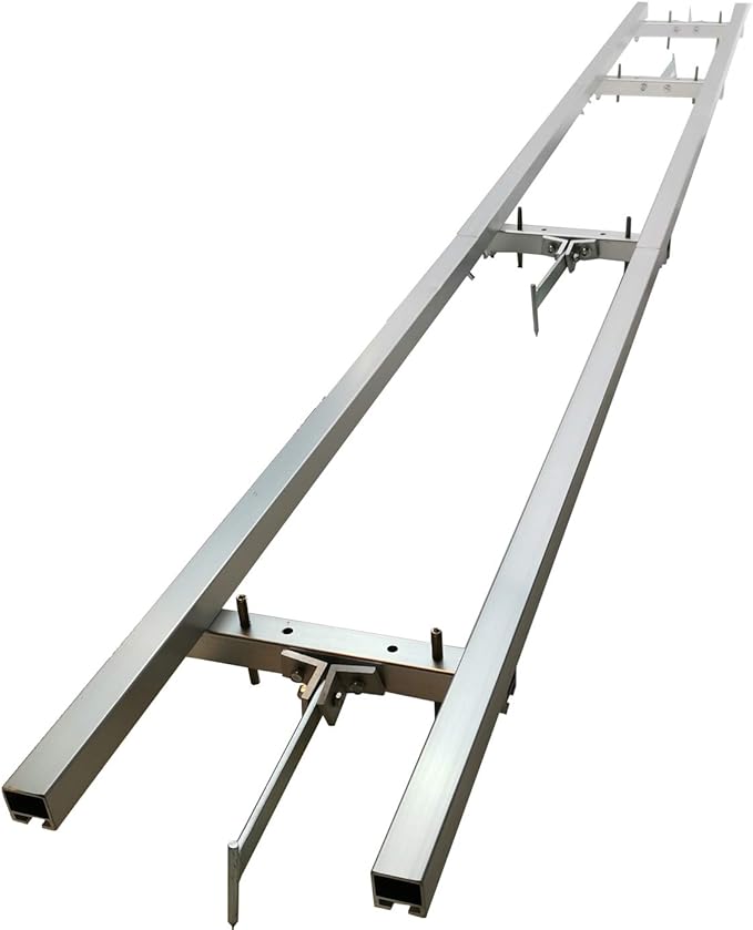 12 FT Rail Mill Guide System 4 Crossbar Kits Work with Chainsaw Mill