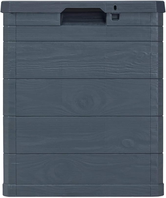 Festnight Garden Storage Box Lockable Garden Container Cabinet Toolbox for Patio Outdoor Furniture 23.8 gal Anthracite