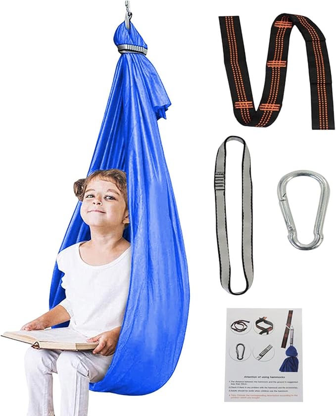 Shakven Extra Sturdy Sensory Swing for Kids | Super Cuddle Indoor Swing,Ther apy Swing Hammock for Child & Adult with Au tism, ADHD, Aspergers, Sensory Integration