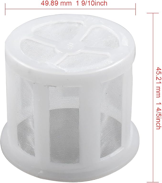 Fuel Tank Fuel Filter Strainer 0H1326 17672-899-000 Compatible with Generac Centurion Portable Gas Generator GP5500 GP6500 GP8000 XC8000 Compatible with Honda Predator Generator 2PCS