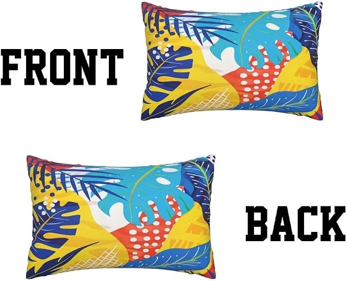 Outdoor Pillows Waterproof Set of 2 Outdoor Pillow Covers 16x24 Inch, Vintage Throw Pillows Plant Pillow Covers, Summer Garden Decorative Pillows Outdoor Pillows for Patio Furniture Home Decor -hs230