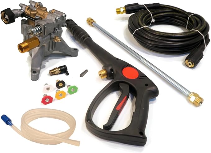 The ROP Shop Pressure Washer Water Pump Assembly for Troy-Bilt 020641-00 020605-00 7/8" Shaft