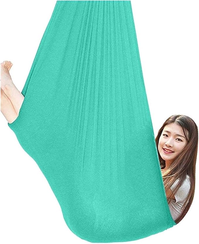 Physical Therapy Swing for Kids Autism, Adjustable Breathable Cuddle Hammock Indoor- Has A Calming Effect On Children (Hanging Hardware Included), Up to 440 Lbs (200 Kg)