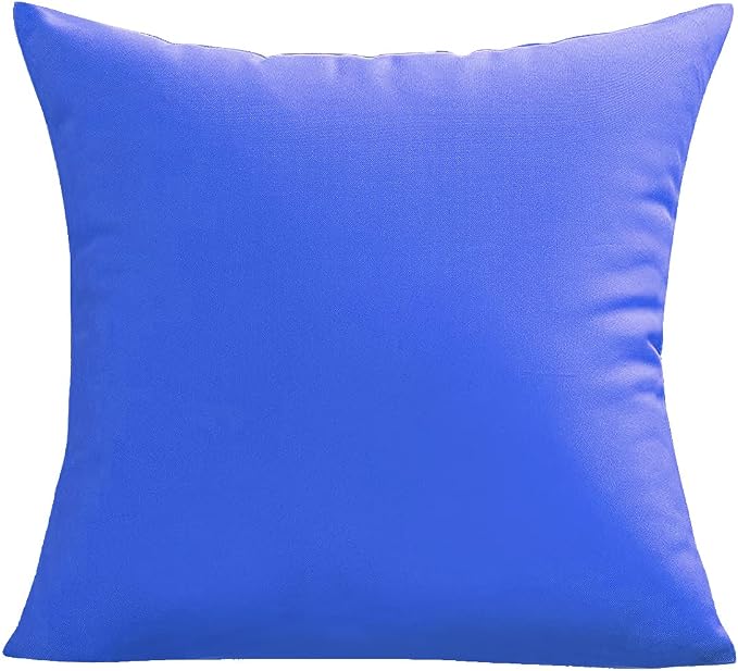 VAKADO Outdoor Waterproof Throw Pillow Covers 26X26 Set of 2 Decorative Blue Patio Furniture Cushion Cases Outside Decor for Couch Garden Bench Porch