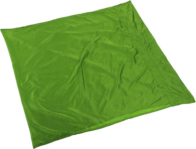 Portable Parachute Camping Hammock, Lightweight Outdoor Hammock with Aluminum Snap Hooks and Storage Bags, Compact Foldable Design for Hiking Backpacking Travel (Grass Green)