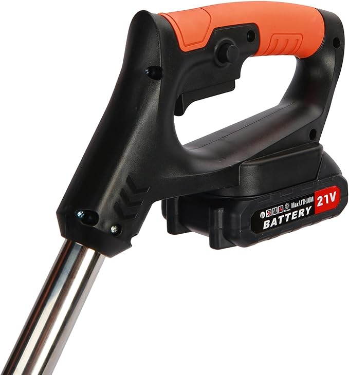 Electric Weed Wacker Cordless, Weed Eater Battery Powered with 2*2000mAh Battery,Wheels, Lightweight Grass Trimmer Cordless with 3 Types Blade,Foldable Lawn Edger/Brush Cutter for Yard Garden