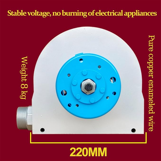 2000W Hydro Generator – Dual Voltage 110v 220v Outdoor Hydro Turbine Power Generation System For Streams And Camping(220v)
