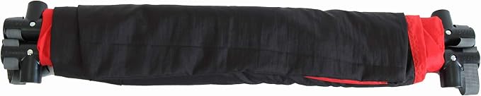 Mac Sports H900S-100 Topnotch Heavy Duty Multi-Use Outdoor Camping Portable Folding Hammock (Red/Black)