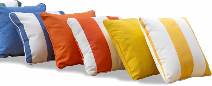 East Green 18 x 18 Square Outdoor Accent Pillow, Set of 2, Granite