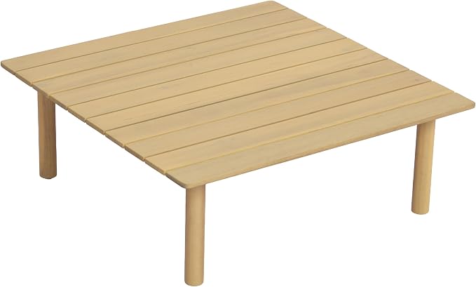 Christopher Knight Home Joan 7 Piece Patio Furniture Set with Slatted Coffee Table, Outdoor Sofa Set with Rope Back & Cushions, Acacia Wood Sectional Conversation Set, Beige+Cream+Light Teak