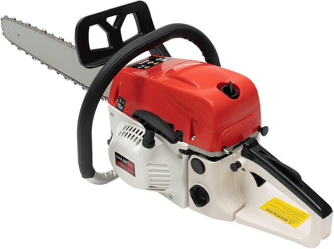 Gas Chainsaw 22 Inch, 52CC Gas Power Chain Saw, 2.7 HP 2-Cycle Engine, Petrol Handheld Gasoline Chainsaws for Wood Cutting
