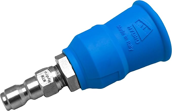 MTM Hydro Acqualine Pressure Washer Nozzle Guard Holder Tips Protector with 1/4” Quick Coupler Plug, 40 Degrees 2.0