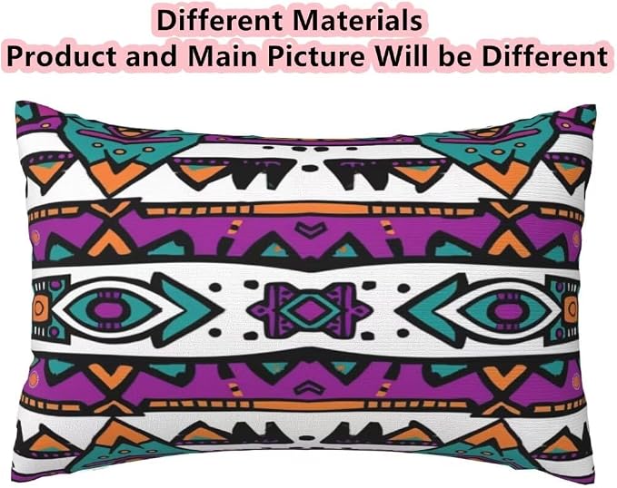 Outdoor Pillows Waterproof Set of 2 Outdoor Pillow Covers 16x24 Inch, Ethnic Throw Pillows Abstract Pillow Covers, Garden Decorative Pillows Outdoor Pillows for Patio Furniture Car Home Decor -hs402