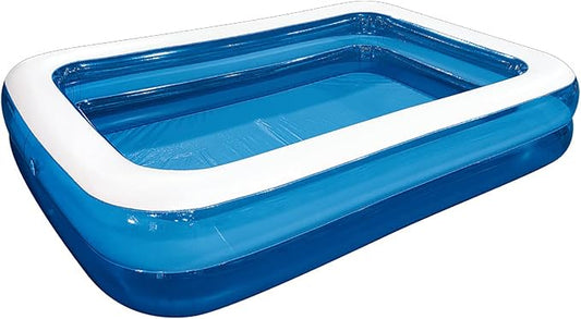 DIMAR GARDEN Inflatable Rectangular Swimming Pool for Kids or Adults (Max 79x59x203 Inch)
