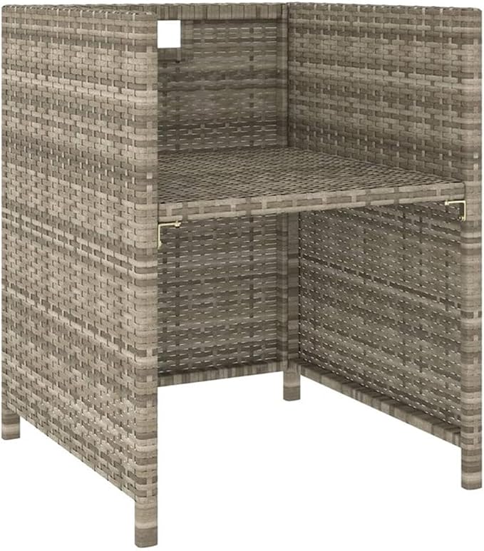 Afuera Living 6-Piece Synthetic Poly Rattan Outdoor Patio Dining Set, Beige/Cream Finish, Weather-Resistant PE Rattan with Cushions, Modern Style for Garden or Terrace, Seats Up to 6 People