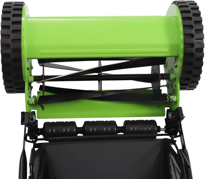 12inch Manual Push Reel Lawn Mower with Haybasket Push Reel Lawn Mower