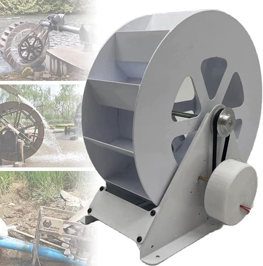 Water Turbine Generator,Waterwheel,Hydroelectric Generator,Low-speed Disc-type Power Generation,Outdoor Wind And Water Wheel (100w)