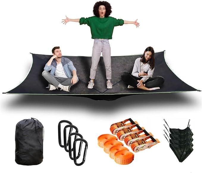 Camping Hammock， Multi Person Hammock Hold Up to 660 Lbs