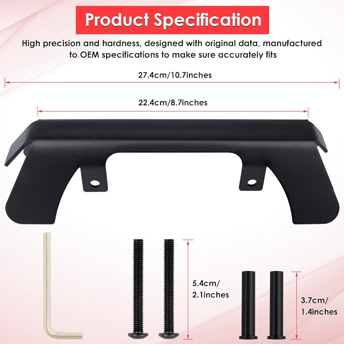 Yoursme Generator Theft Deterrent Security Bracket for Honda EU2200i, EU2000i, EU2000i Companion, EU2000i Camo Heavy-Duty Protection Bracket with Tamper-Proof Bolts, Replace for 63230-Z07-010AH