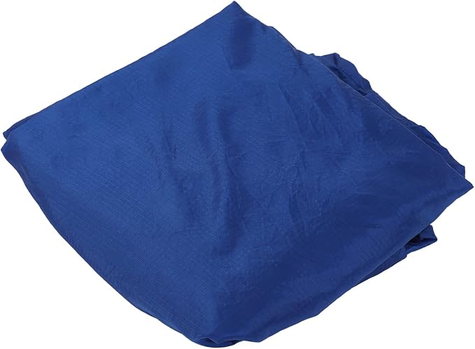 Portable Parachute Camping Hammock, Lightweight Outdoor Hammock with Aluminum Snap Hooks and Storage Bags, Compact Foldable Design for Hiking Backpacking Travel (Blue)