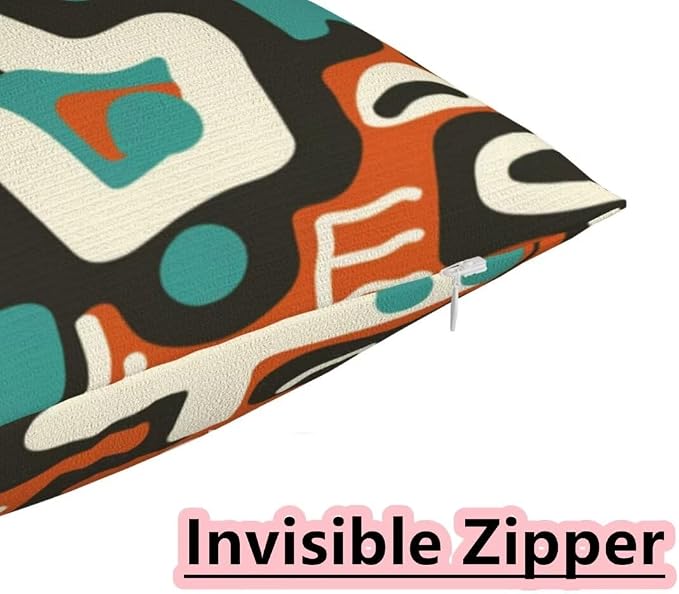 Outdoor Pillows Waterproof Set of 2 Outdoor Pillow Covers 16x24 Inch, Abstract Throw Pillows Geometric Pillow Covers, Garden Decorative Pillows Outdoor Pillows for Patio Furniture Car Home Decor-hs216