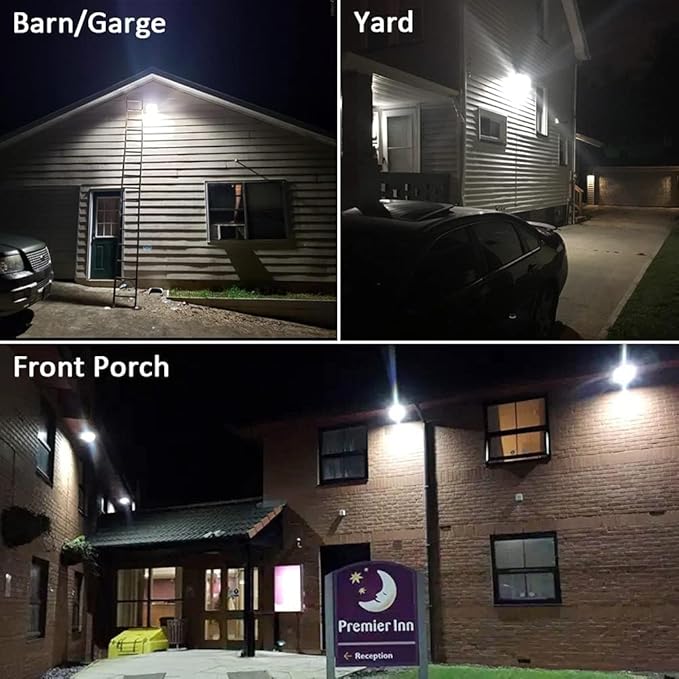 70W LED Barn Light,Dusk to Dawn Outdoor Lighting with Photocell and Mount arm, 5000K Daylight 10500LM,IP65 Waterproof Adjustable Angle Outdoor Flood Light for Yard Garage Securtity Area