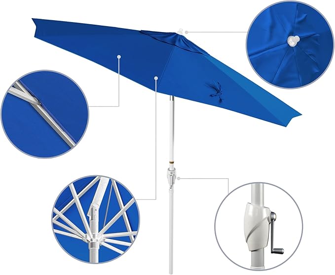 California Umbrella 9' Rd Aluminum Patio Umbrella