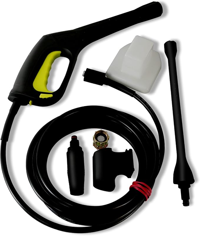 Serenelife Electric Pressure Washer-Powerful Heavy Duty 2000PSI Manual Adjustable High Low Cold Water Sprayer