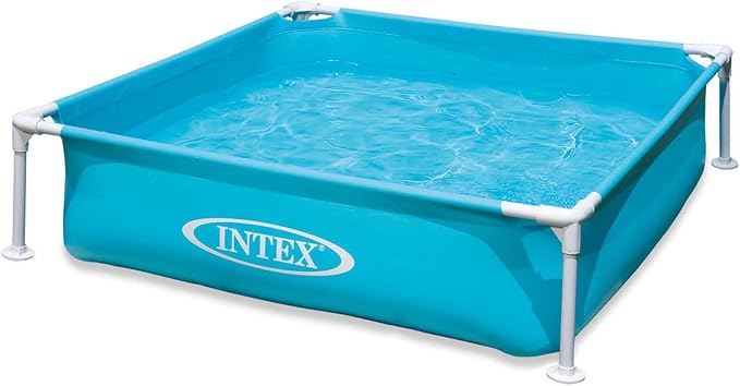 Intex 2 Pack 4ft x 12in Mini Frame Kiddie Beginner Swimming Pool, Ages 3 and Up, Blue
