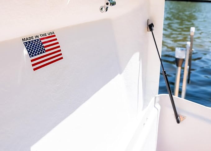 DoxBox Fiberglass Storage Box. US Made Weatherproof Storage with UV-Resistant Gelcoat for Waterfront, Boat, and Outdoor Gear, Rectangle Shape (Slate)