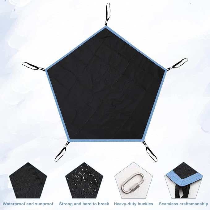 Black Diamond Climbing Dome Hammock - 47.24x70.87in, 300 Lb Capacity, Compatible with 10ft Dome Climber