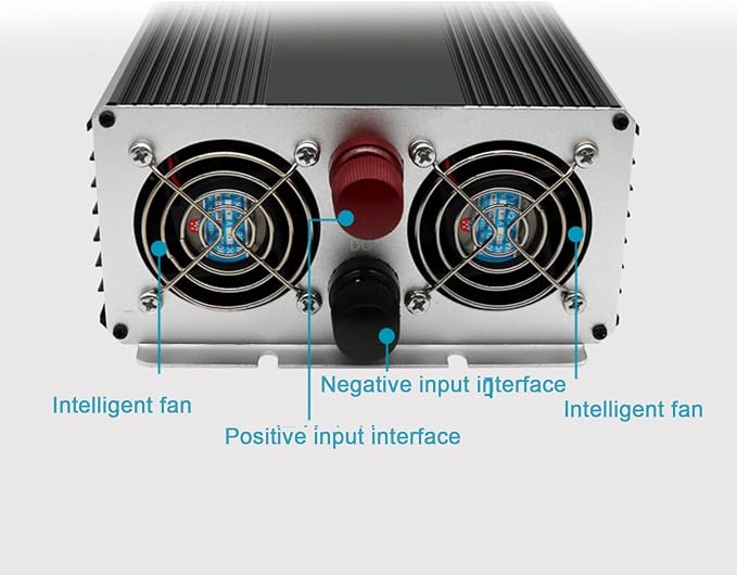 5000W Pure Sine Wave Power Inverter, 12V/24V DC to 110V/220V AC Voltage Converter, Car Inverter with Outlets for Truck/RV/Home,24V to 110V