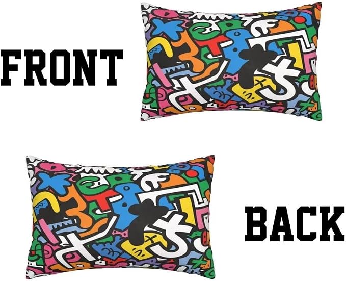 Outdoor Pillows Waterproof Set of 2 Outdoor Pillow Covers 16x24 Inch, Color Throw Pillows Abstract Pillow Covers, Garden Decorative Pillows Outdoor Pillows for Patio Furniture Car Home Decor -hs251