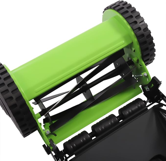 12inch Manual Push Reel Lawn Mower with Haybasket Push Reel Lawn Mower