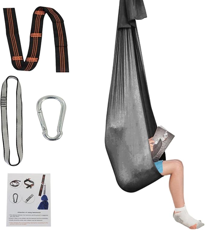 Shakven Extra Sturdy Sensory Swing for Kids | Super Cuddle Indoor Swing,Ther apy Swing Hammock for Child & Adult with Au tism, ADHD, Aspergers, Sensory Integration