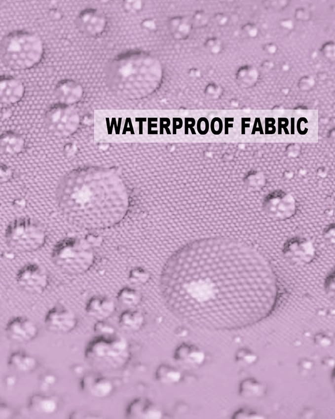 Outdoor Waterproof Throw Pillow Covers Set of 2 Lavender Lumbar Pillowcases 20x12 Inches Solid Purple Color Patio Decorative Pillows Cushion Case Patio Pillows for Couch Bed Chair Garden