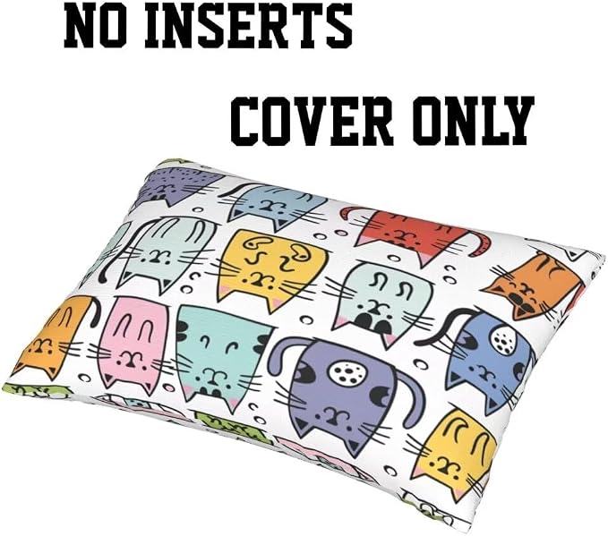 Outdoor Pillows Waterproof Set of 2 Outdoor Pillow Covers 16x24 Inch, Cute Throw Pillows Rectangle Cat Pillow Covers, Garden Decorative Pillows Outdoor Pillows for Patio Furniture Car Home Decor-hs417