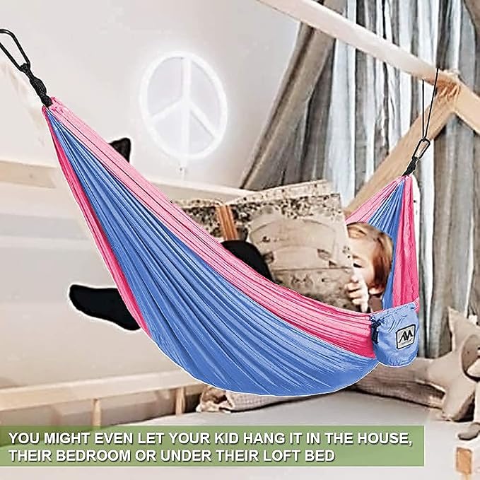 2pcs AYAMAYA Kids Hammock (Blue + Purple)