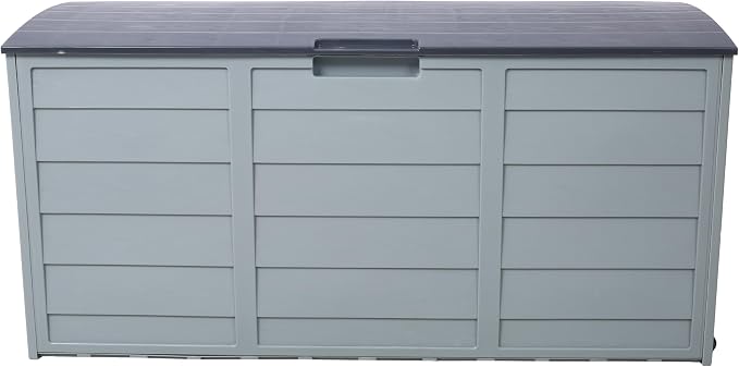 Gecheer All Weather UV-Resistant Outdoor Deck Box with Wheels for Patio Furniture Storage