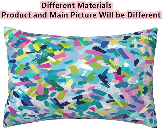 Outdoor Pillows Waterproof Set of 2 Outdoor Pillow Covers 16x24 Inch, Color Throw Pillows Abstract Pillow Covers, Garden Decorative Pillows Outdoor Pillows for Patio Furniture Car Home Decor -hs384